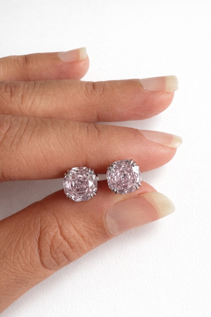 Blush Glow Stud Earrings