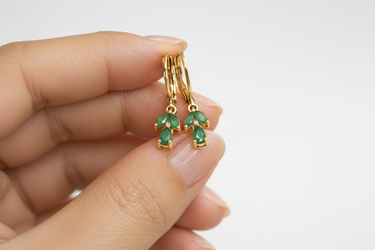 The Trio Drop Earrings