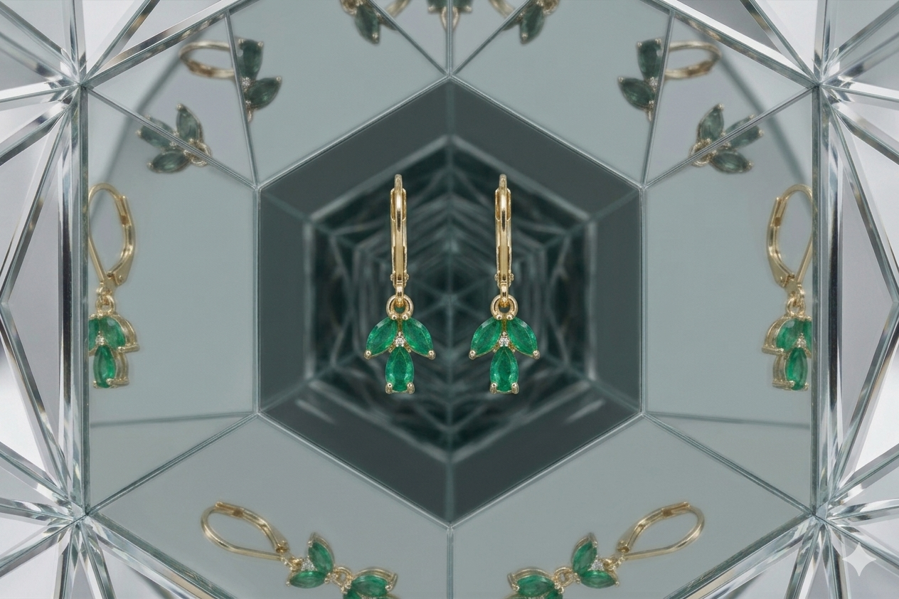 The Trio Drop Earrings