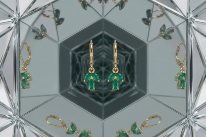 The Trio Drop Earrings